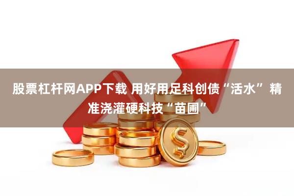 股票杠杆网APP下载 用好用足科创债“活水” 精准浇灌硬科技“苗圃”